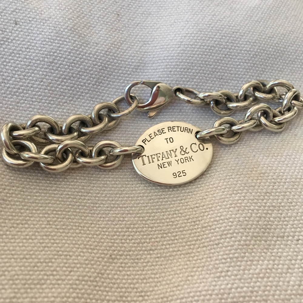 Tiffany oval bracelet.